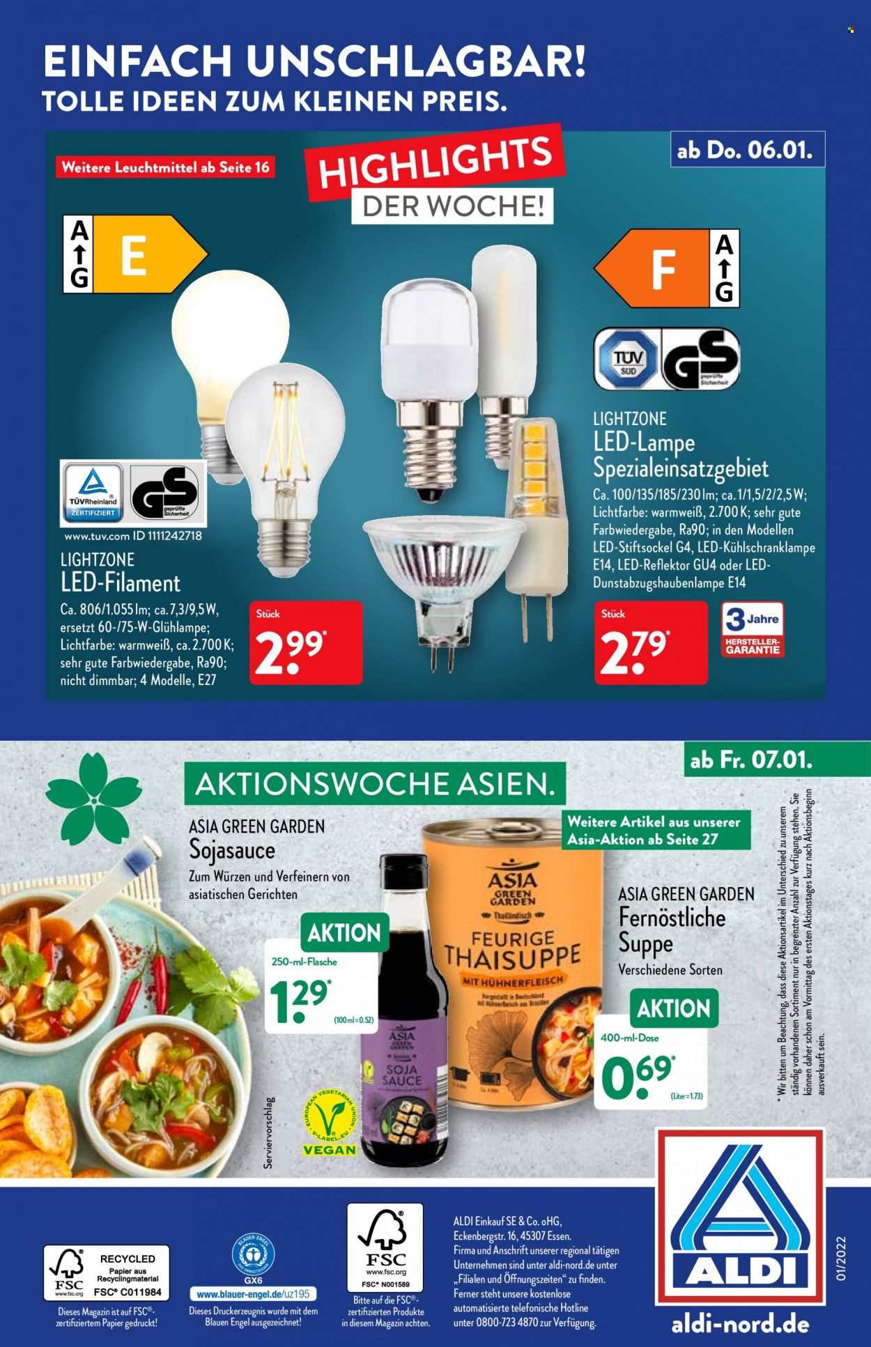 ALDI Nord Prospekte  - 3.01.2022 - 8.01.2022. Seite 36
