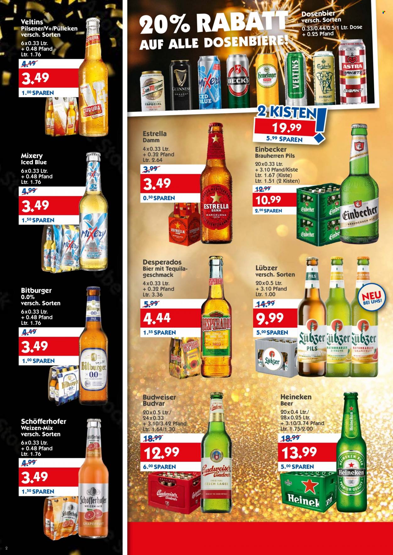 Hol'ab! Getränkemarkt Prospekte  - 27.12.2021 - 31.12.2021. Seite 2