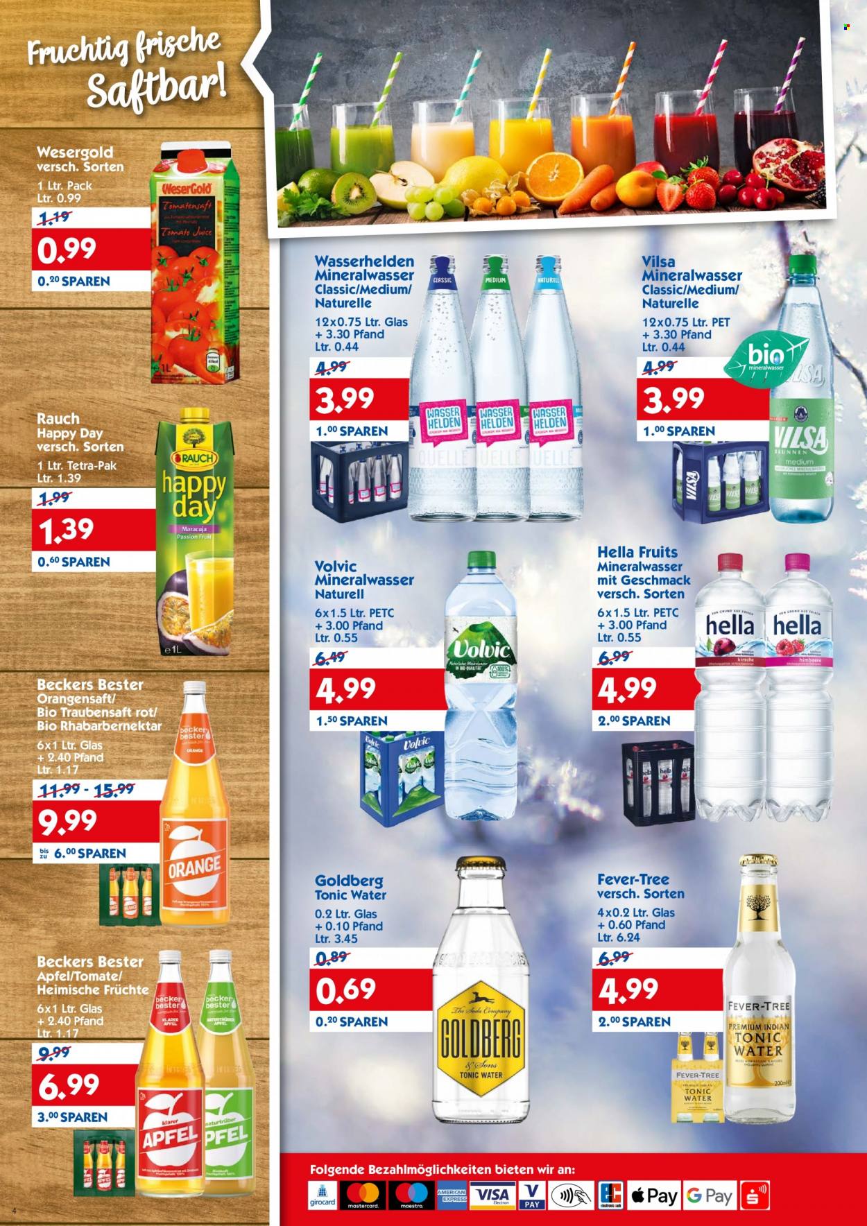 Hol'ab! Getränkemarkt Prospekte  - 27.12.2021 - 31.12.2021. Seite 4