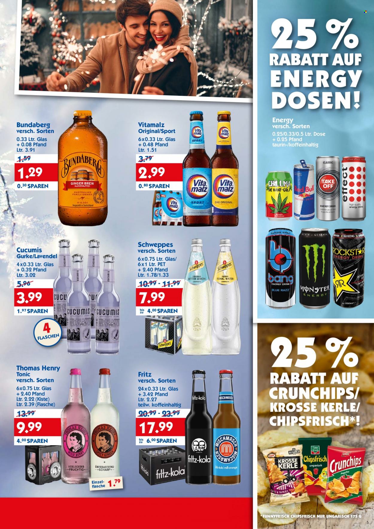Hol'ab! Getränkemarkt Prospekte  - 27.12.2021 - 31.12.2021. Seite 5