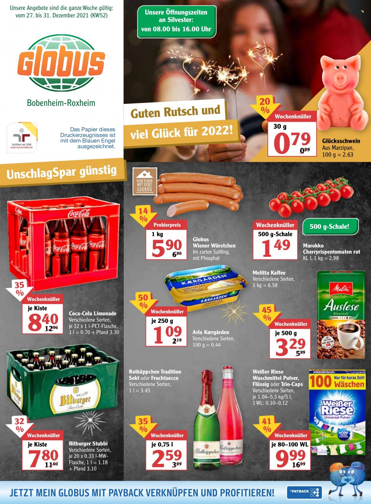 Globus Prospekte  - 27.12.2021 - 31.12.2021. Seite 1