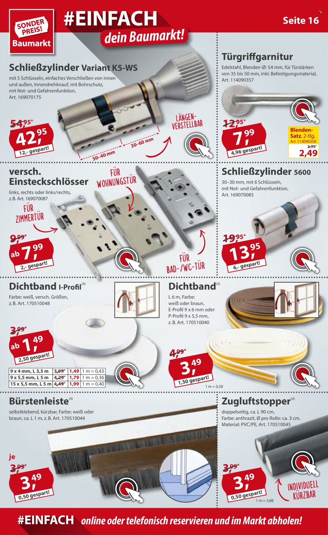 Sonderpreis-Baumarkt Prospekte  - 1.01.2022 - 7.01.2022. Seite 16