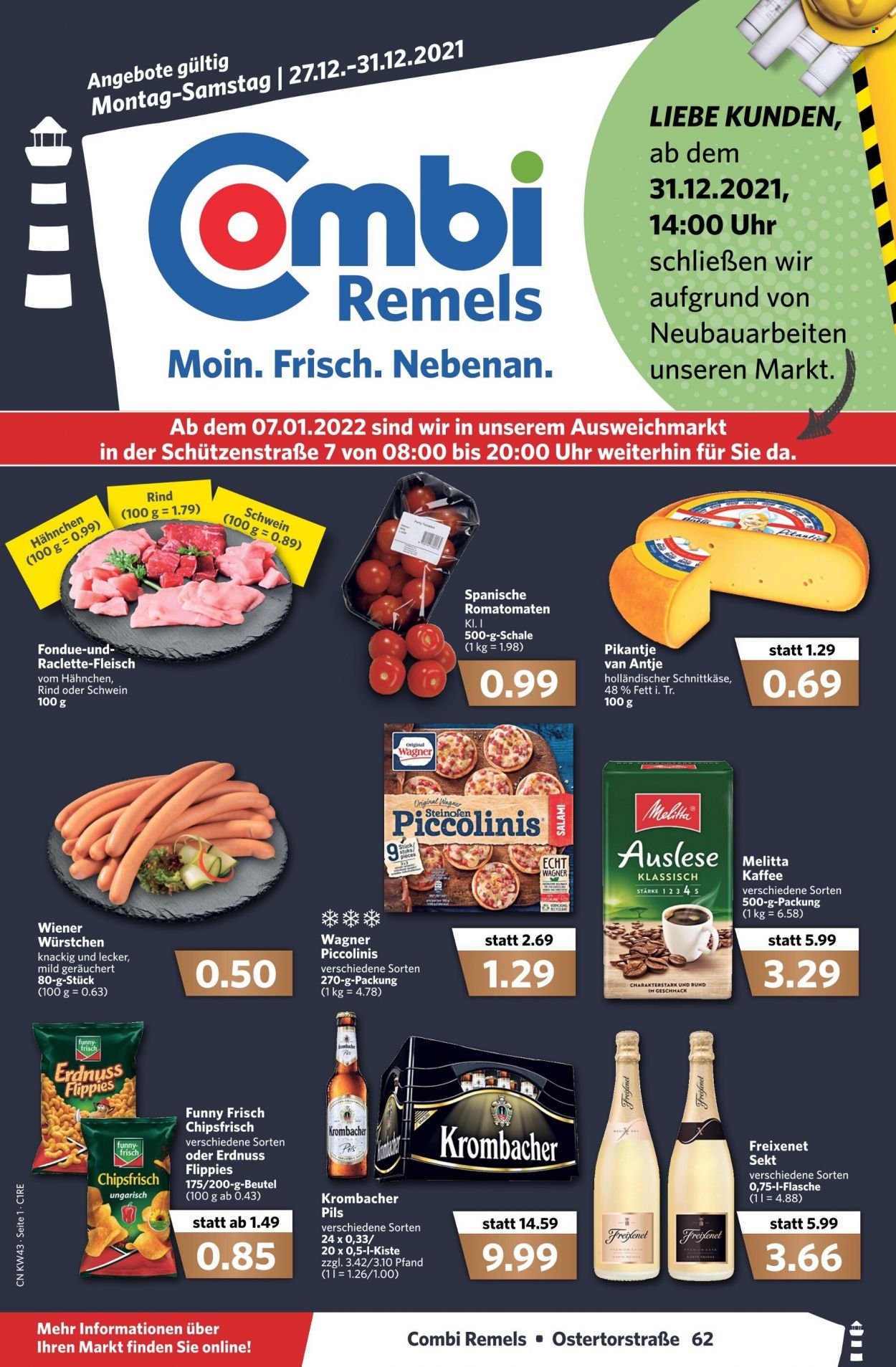 Combi Prospekte  - 27.12.2021 - 31.12.2021. Seite 1