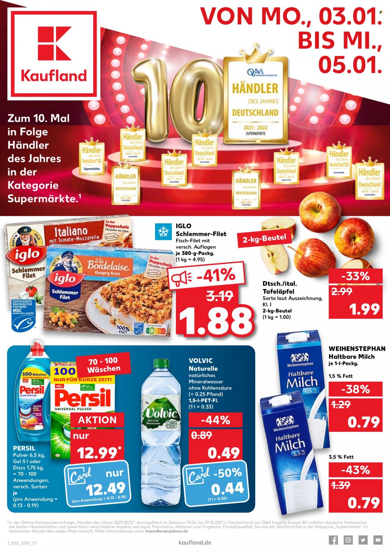 Kaufland Prospekte  - 3.01.2022 - 5.01.2022. Seite 1