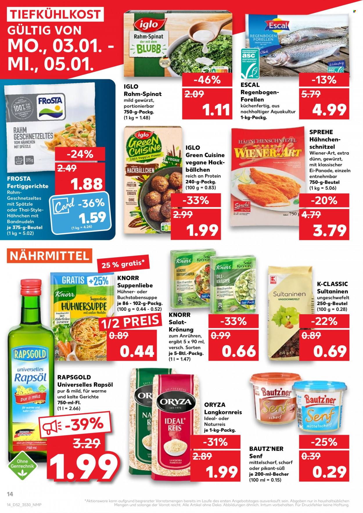 Kaufland Prospekte  - 3.01.2022 - 5.01.2022. Seite 14