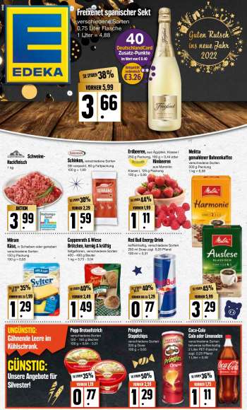 Prospekte Edeka - 27.12.2021 - 31.12.2021.
