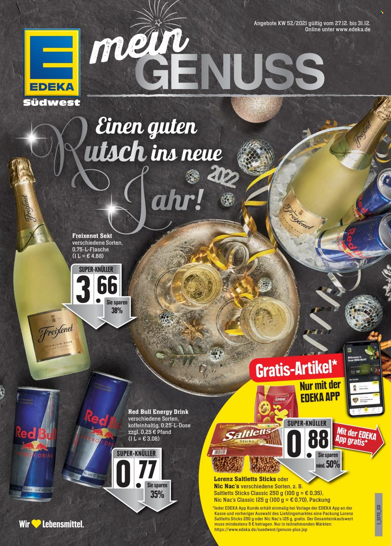Edeka Prospekte  - 27.12.2021 - 31.12.2021. Seite 1