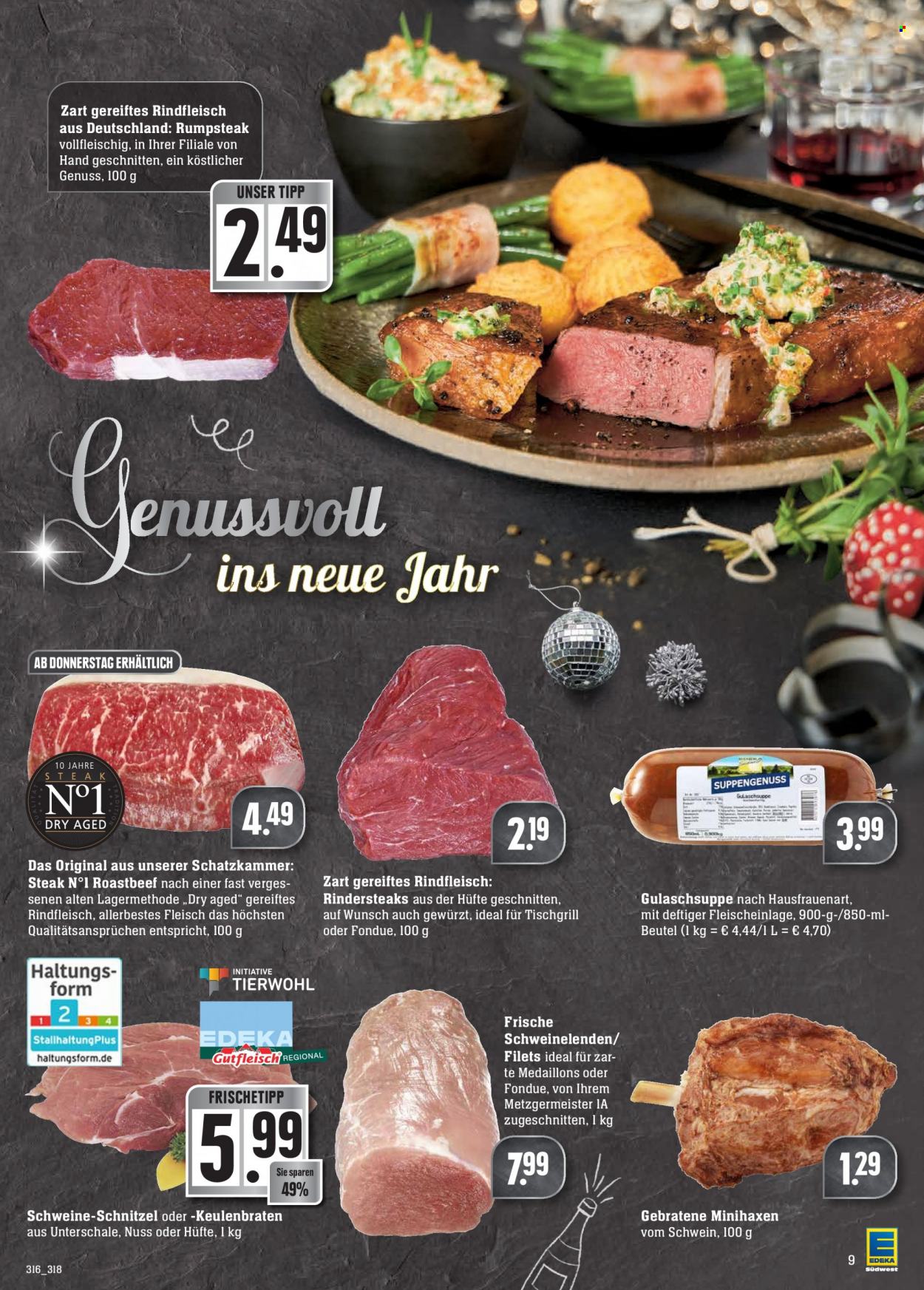 Edeka Prospekte  - 27.12.2021 - 31.12.2021. Seite 9