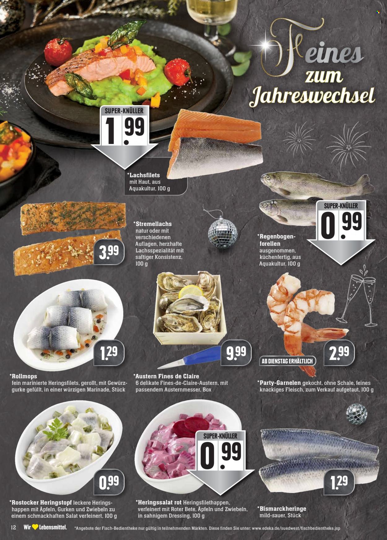 Edeka Prospekte  - 27.12.2021 - 31.12.2021. Seite 12