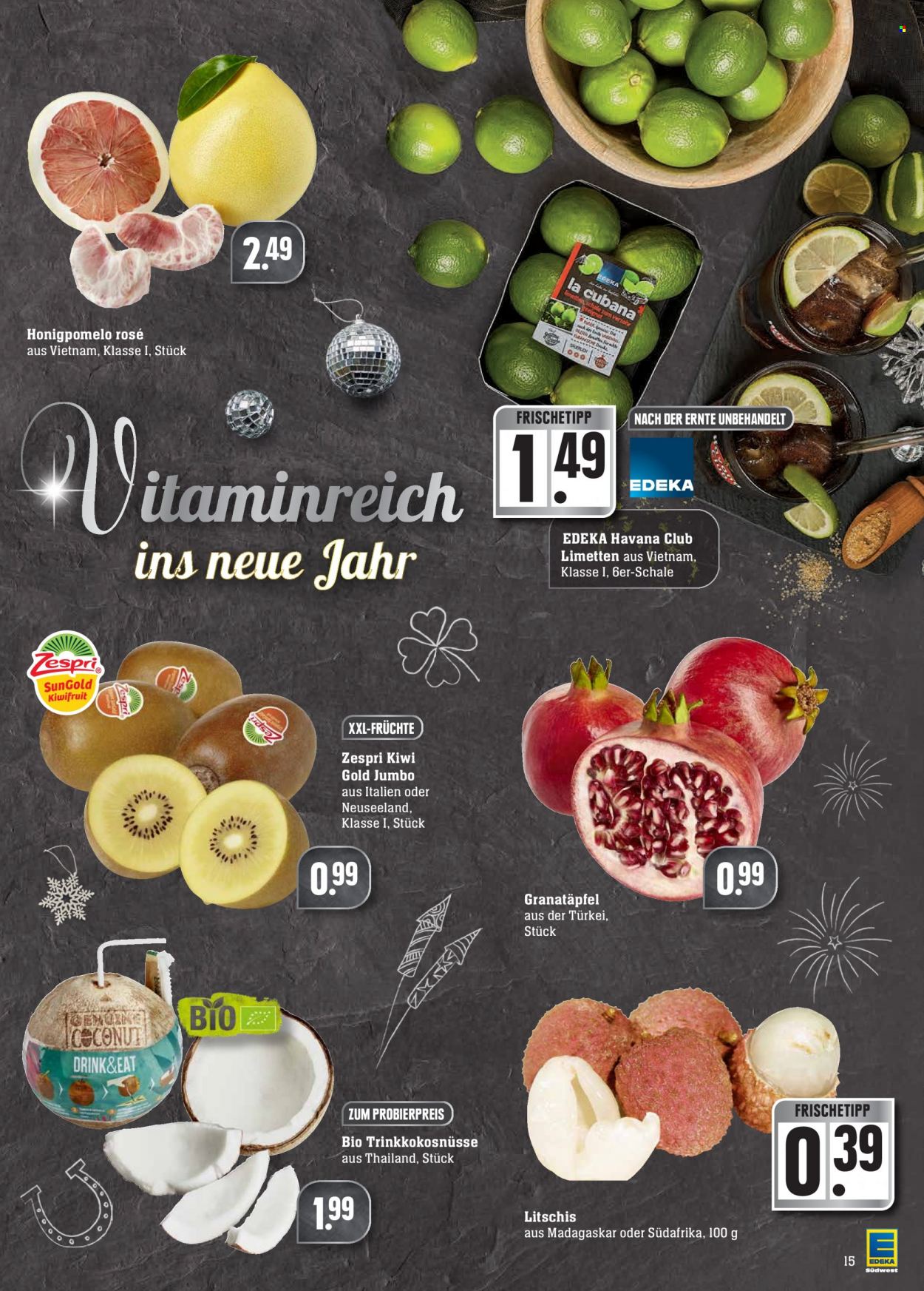 Edeka Prospekte  - 27.12.2021 - 31.12.2021. Seite 15