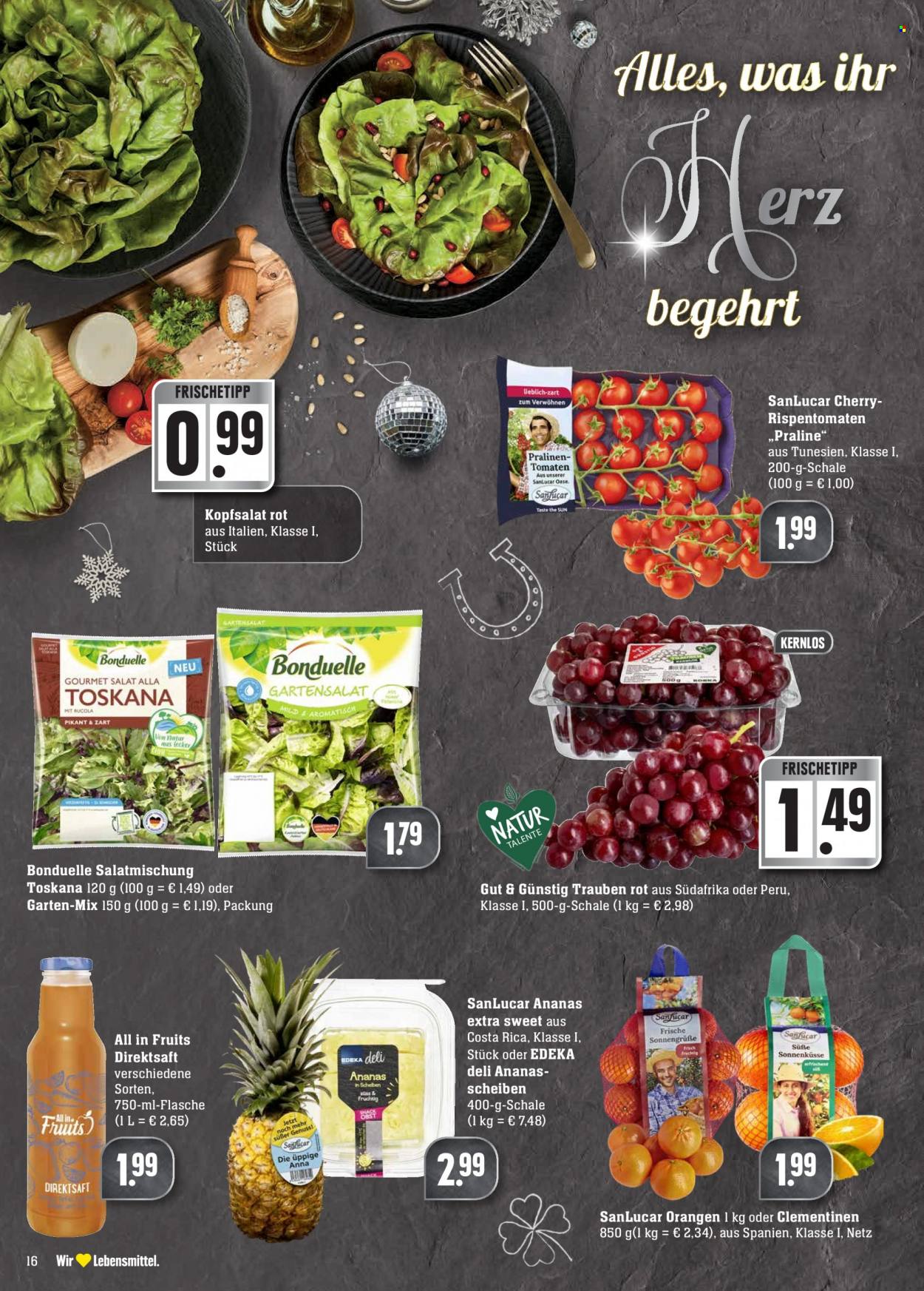 Edeka Prospekte  - 27.12.2021 - 31.12.2021. Seite 16