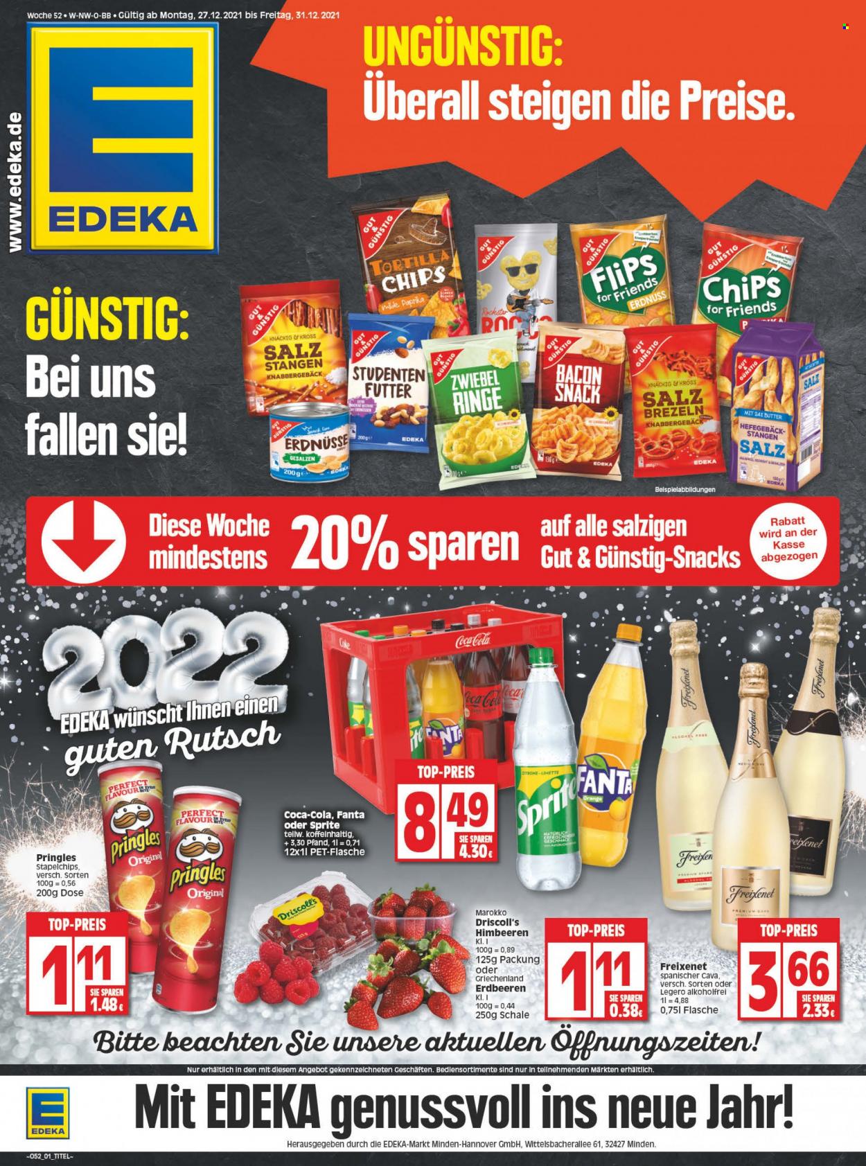 Edeka Prospekte  - 27.12.2021 - 31.12.2021. Seite 1