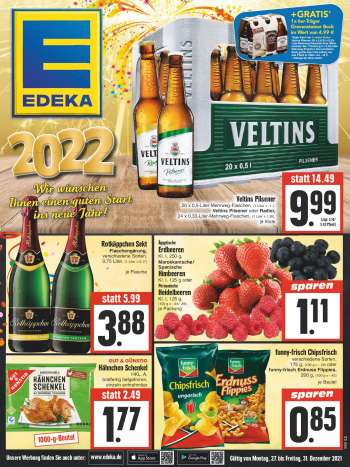 Prospekte Edeka - 27.12.2021 - 31.12.2021.
