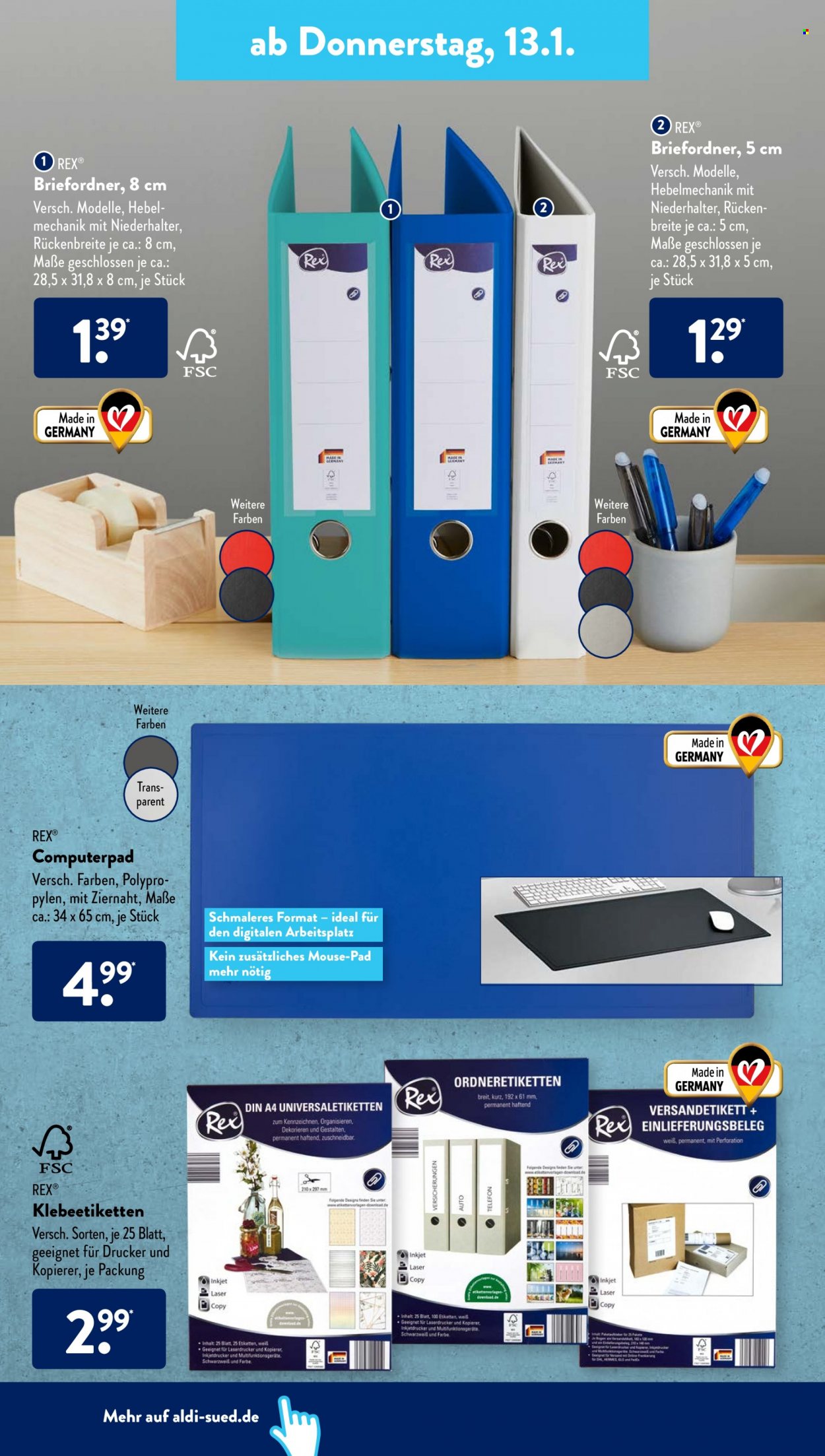 ALDI SÜD Prospekte  - 10.01.2022 - 15.01.2022. Seite 12