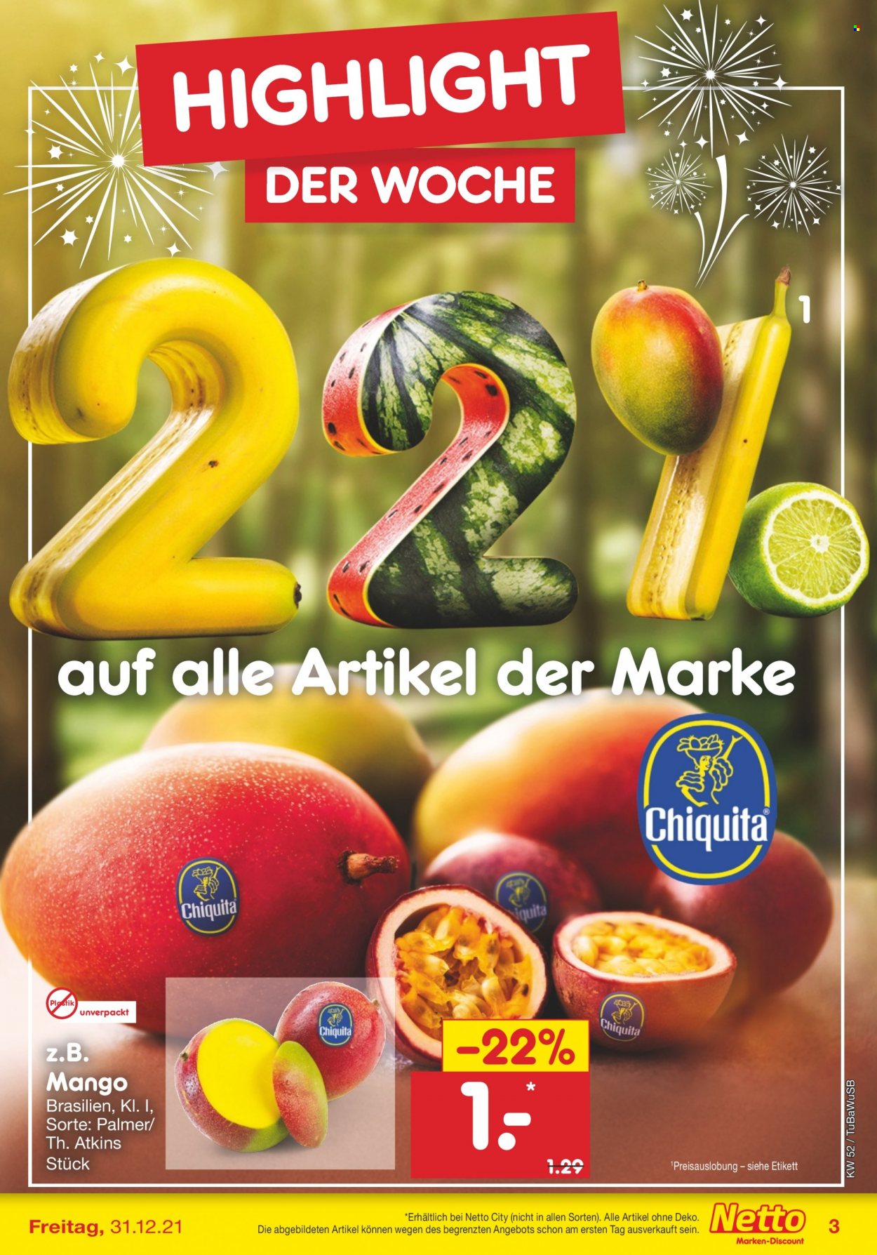 Netto Marken-Discount Prospekte  - 27.12.2021 - 31.12.2021. Seite 3
