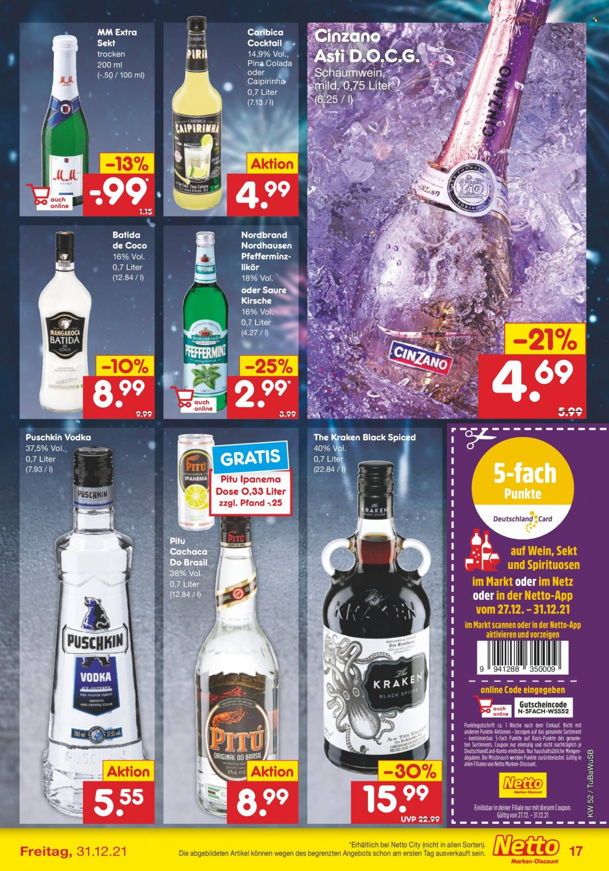 Netto Marken-Discount Prospekte  - 27.12.2021 - 31.12.2021. Seite 17