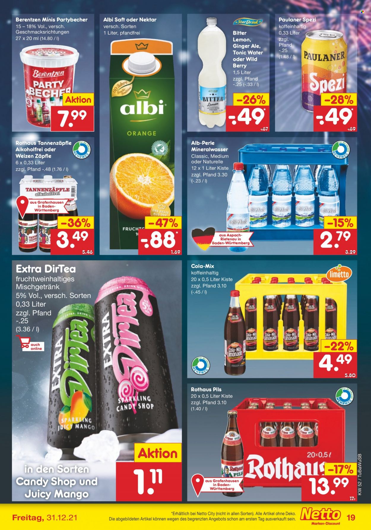Netto Marken-Discount Prospekte  - 27.12.2021 - 31.12.2021. Seite 19