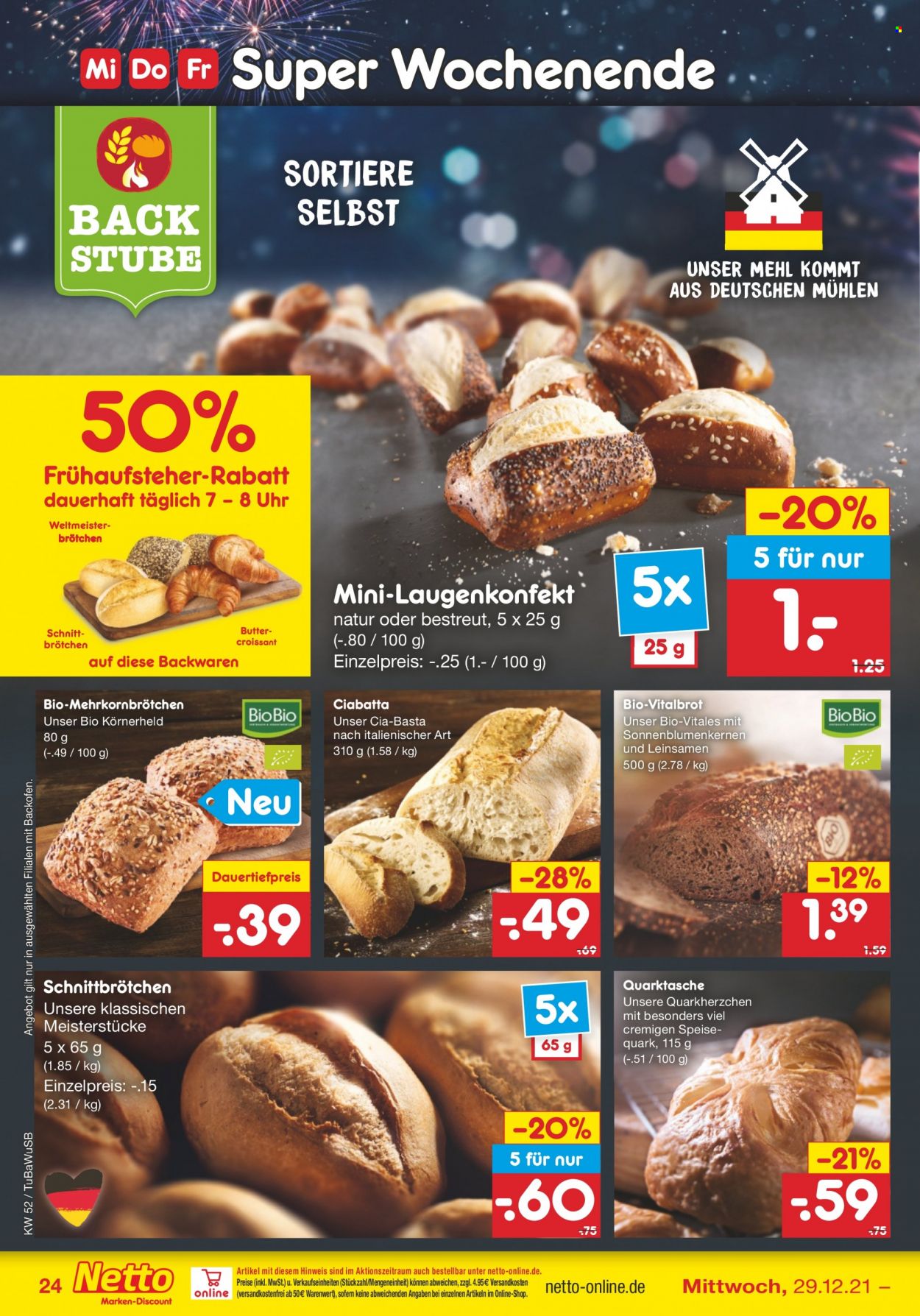 Netto Marken-Discount Prospekte  - 27.12.2021 - 31.12.2021. Seite 24