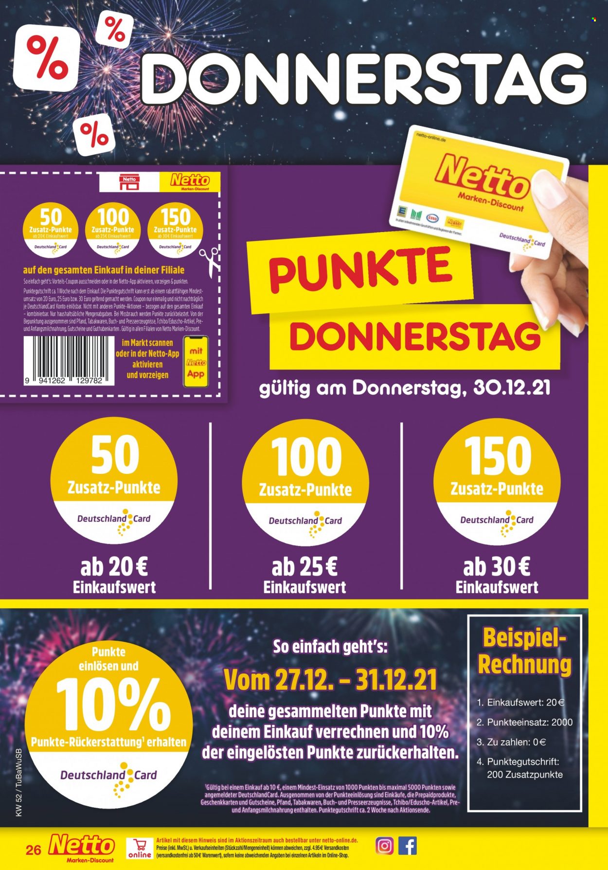 Netto Marken-Discount Prospekte  - 27.12.2021 - 31.12.2021. Seite 26