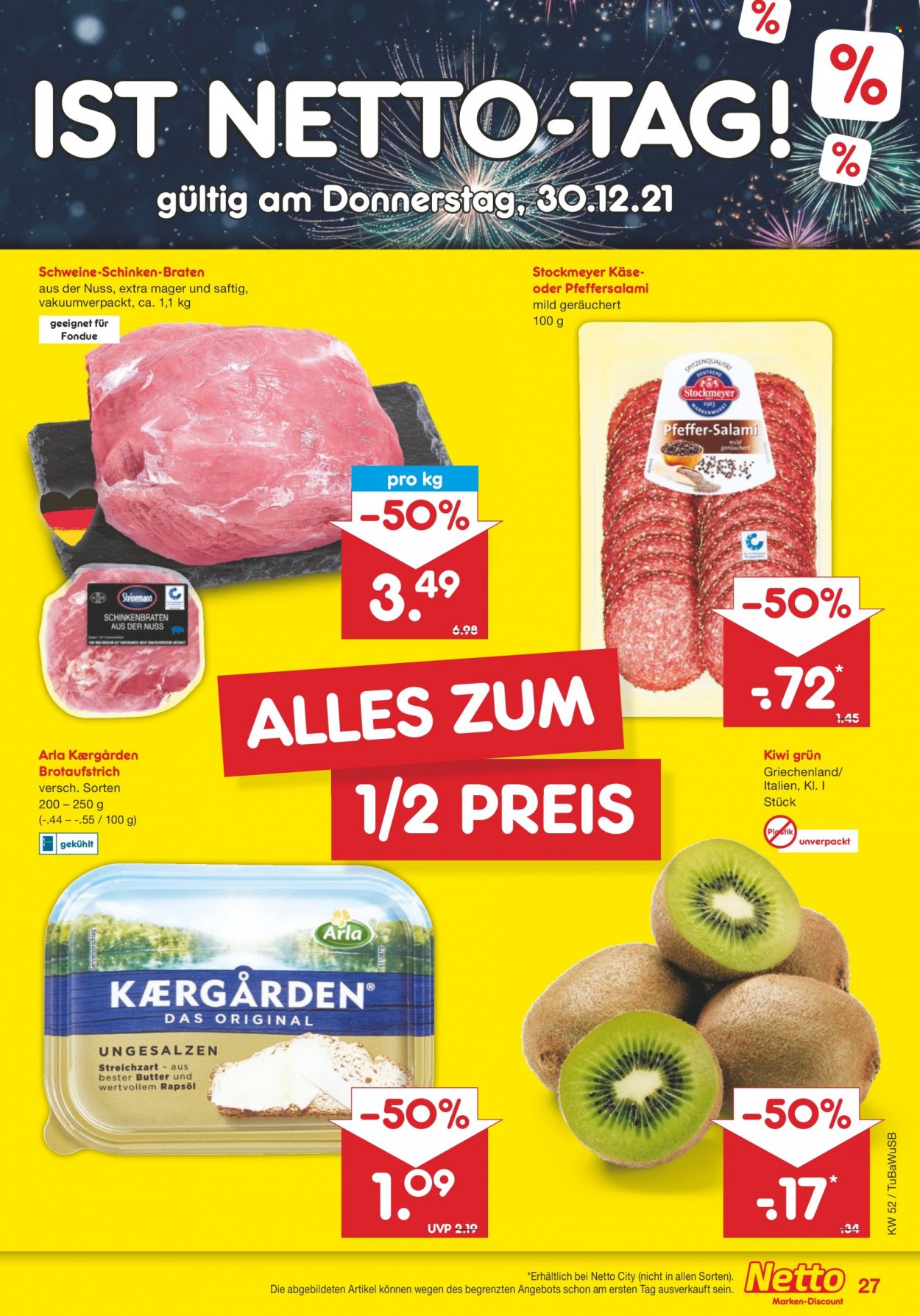 Netto Marken-Discount Prospekte  - 27.12.2021 - 31.12.2021. Seite 27