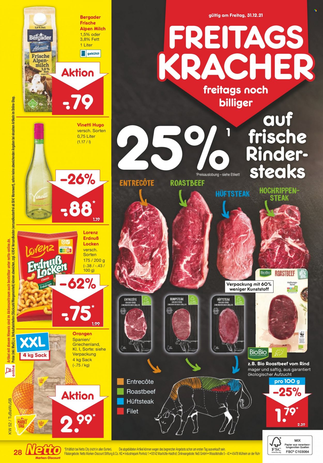 Netto Marken-Discount Prospekte  - 27.12.2021 - 31.12.2021. Seite 28