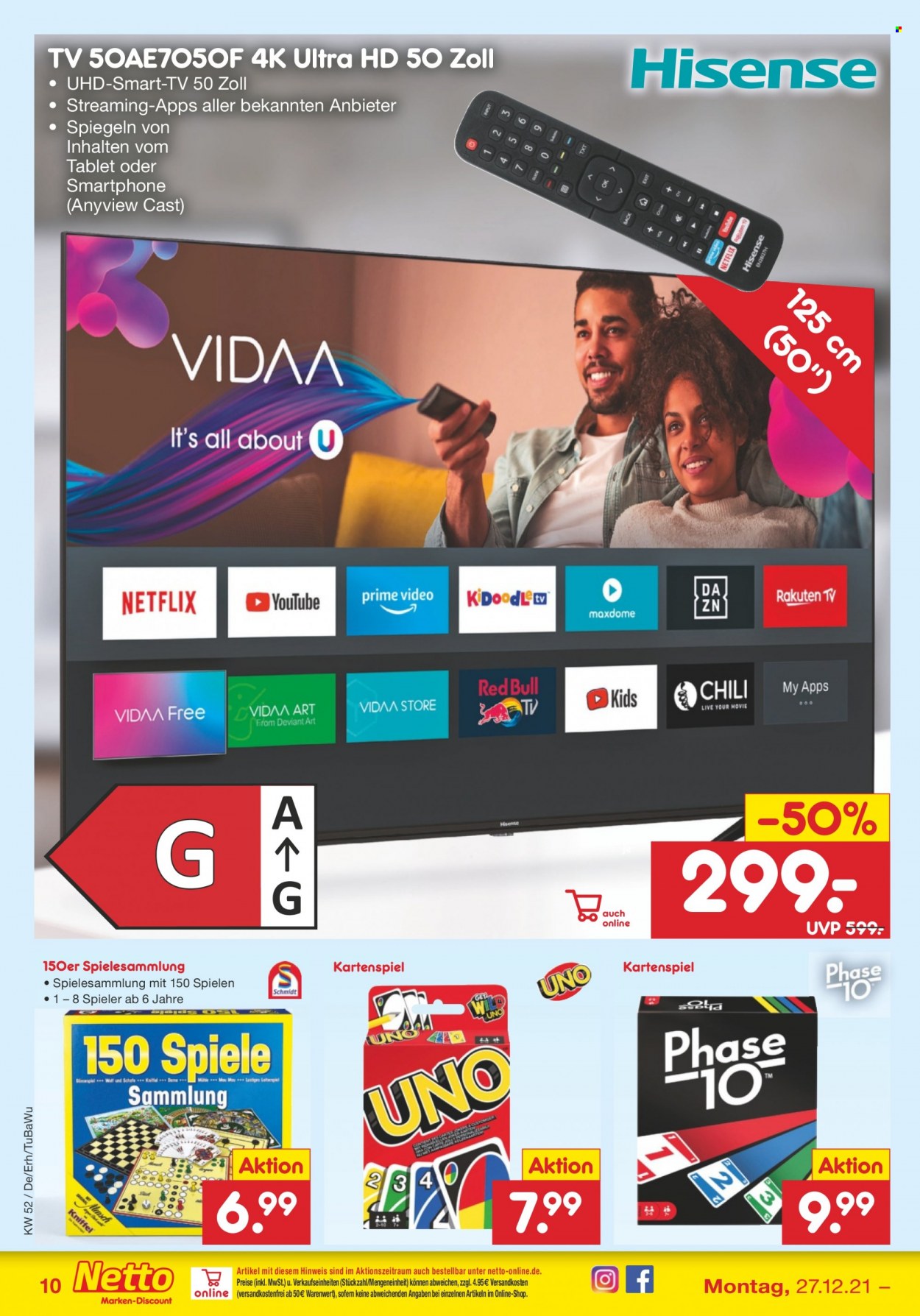 Netto Marken-Discount Prospekte  - 27.12.2021 - 31.12.2021. Seite 38