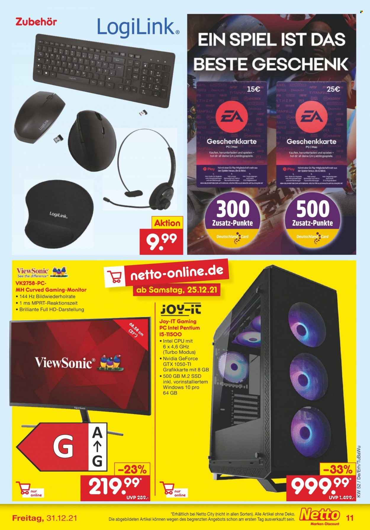 Netto Marken-Discount Prospekte  - 27.12.2021 - 31.12.2021. Seite 39