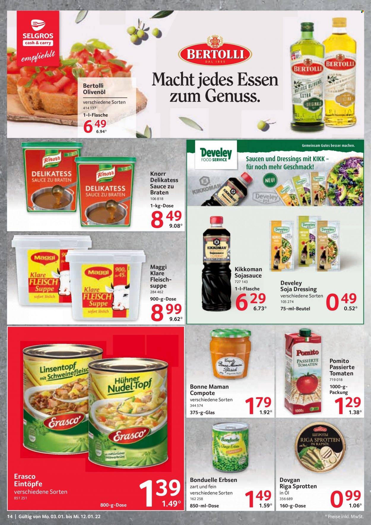 Selgros Prospekte  - 3.01.2022 - 12.01.2022. Seite 14