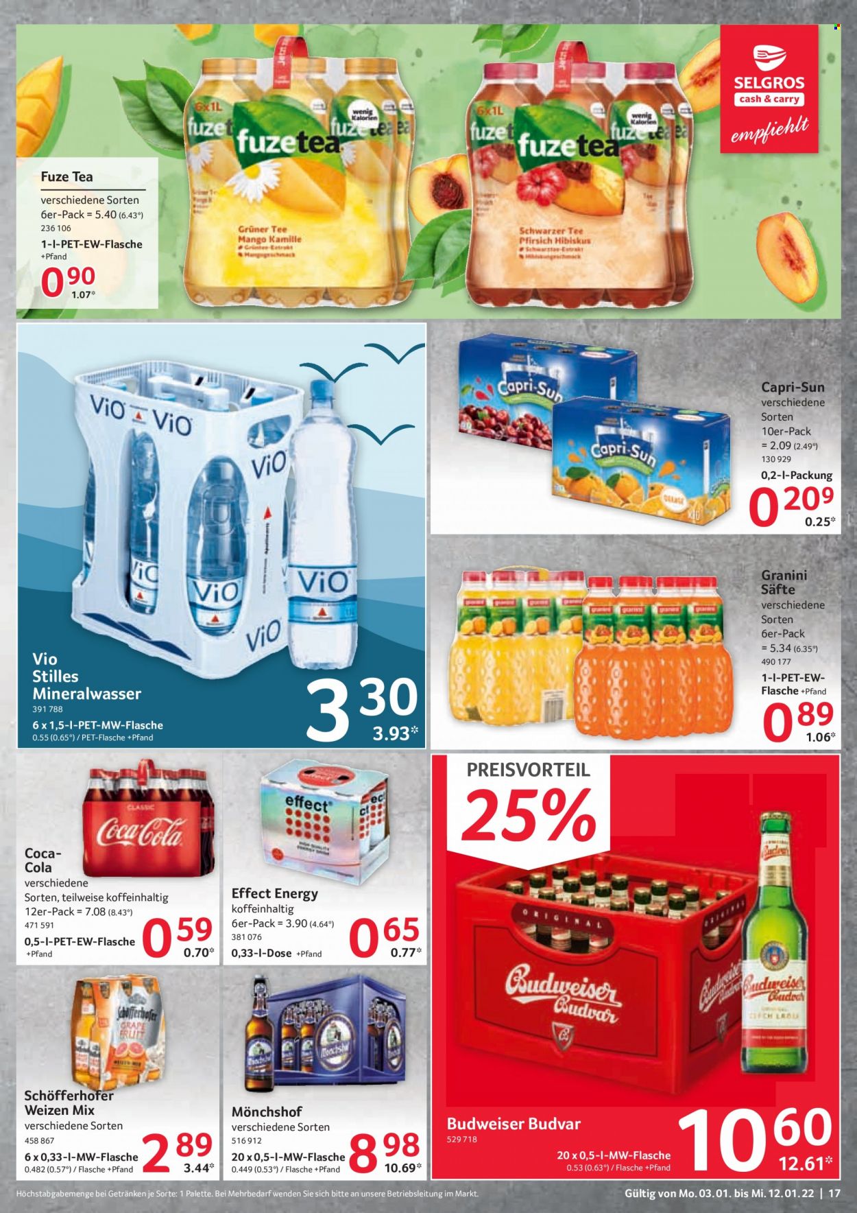 Selgros Prospekte  - 3.01.2022 - 12.01.2022. Seite 17