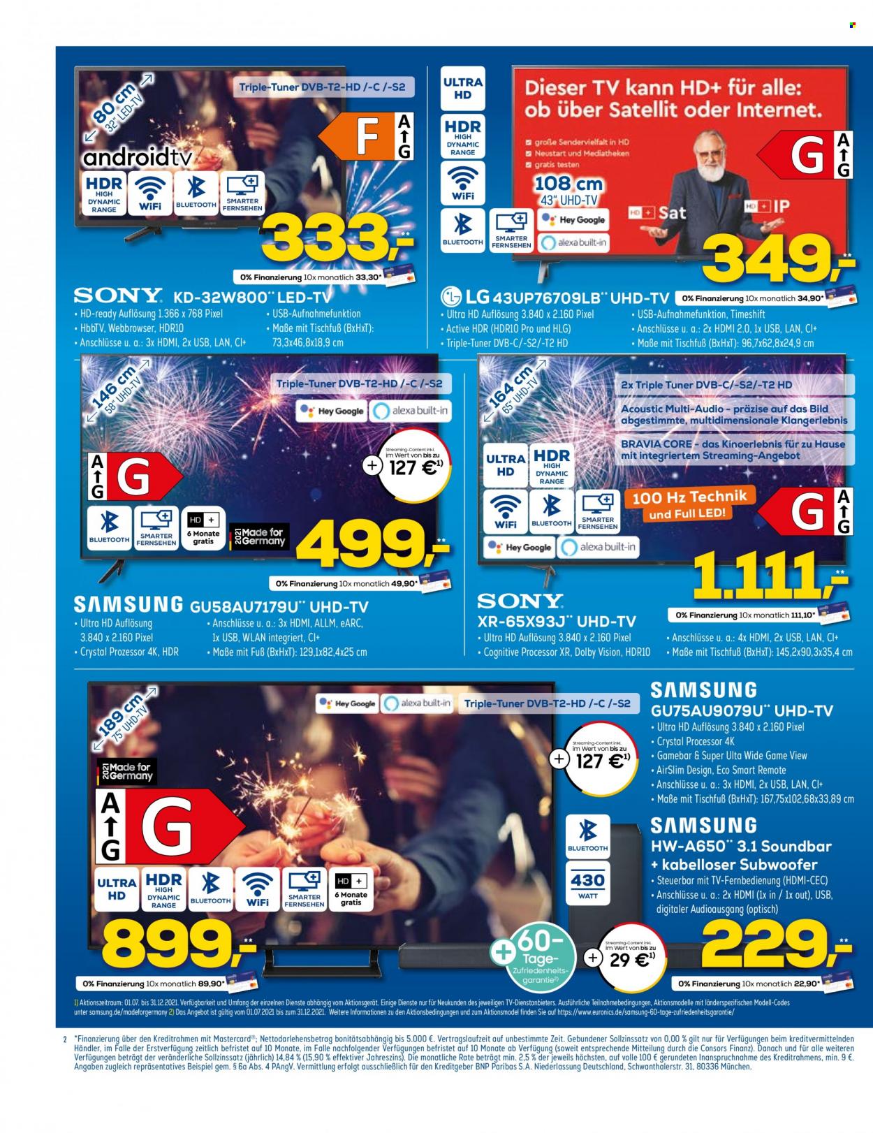 Euronics Prospekte  - 29.12.2021 - 4.01.2022. Seite 2