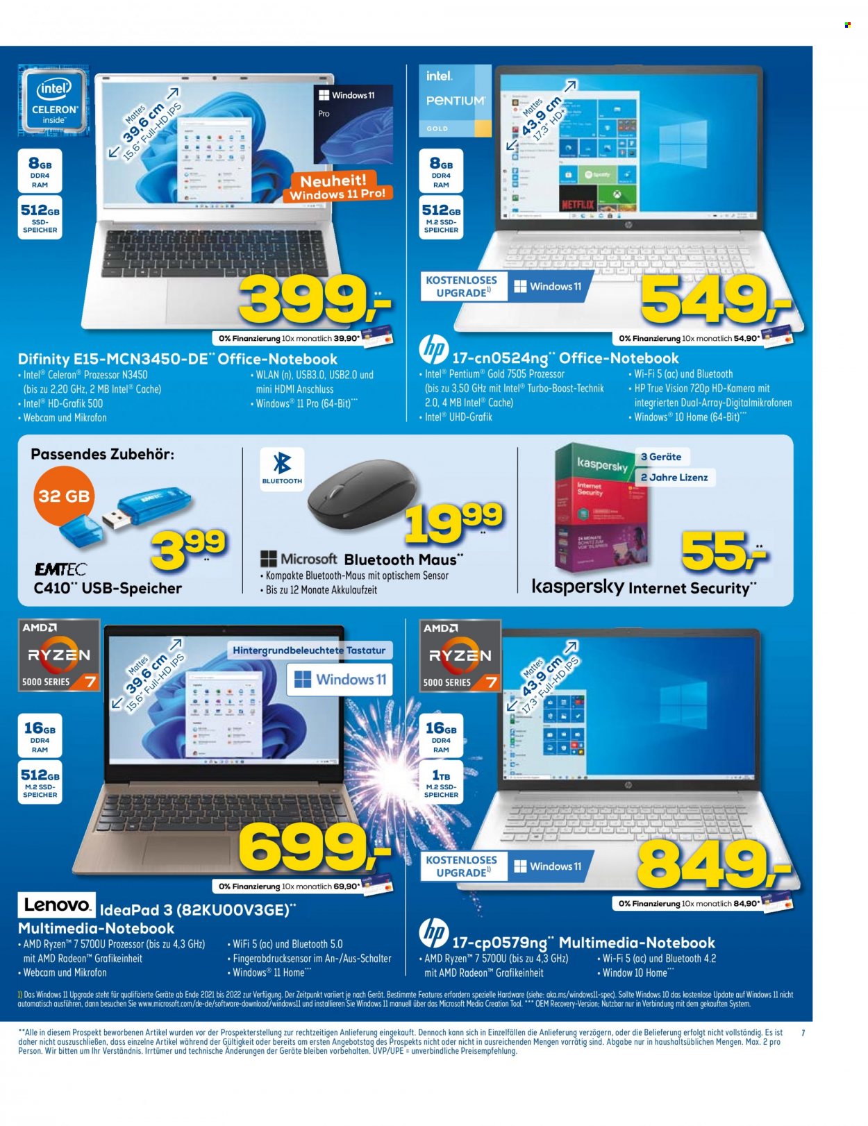 Euronics Prospekte  - 29.12.2021 - 4.01.2022. Seite 7