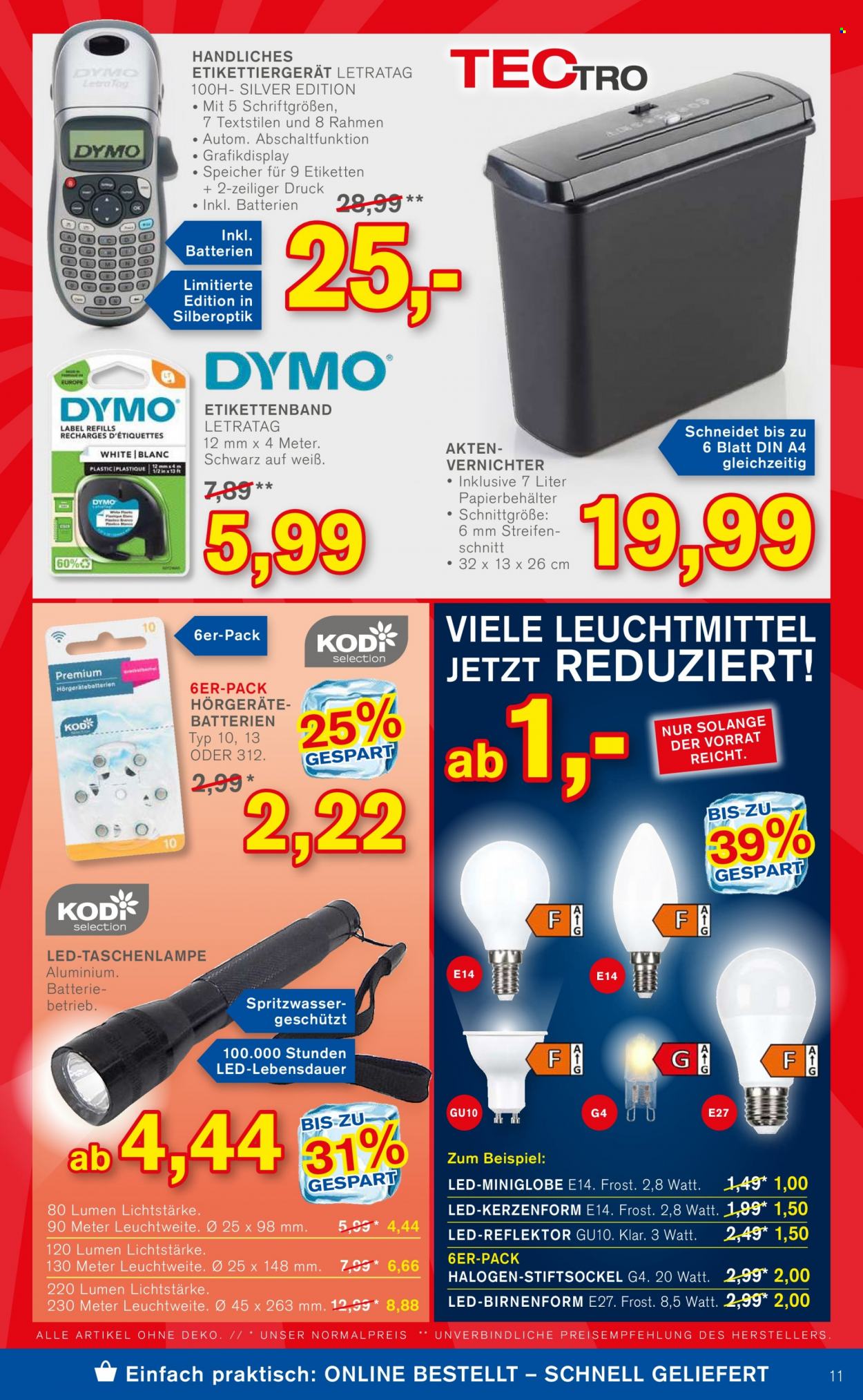 KODi Prospekte  - 10.01.2022 - 15.01.2022. Seite 11