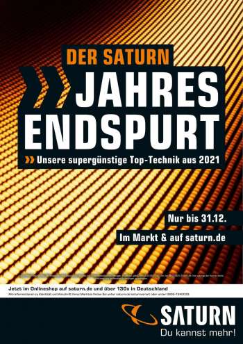 Prospekte Saturn - 31.12.2021 - 31.12.2021.