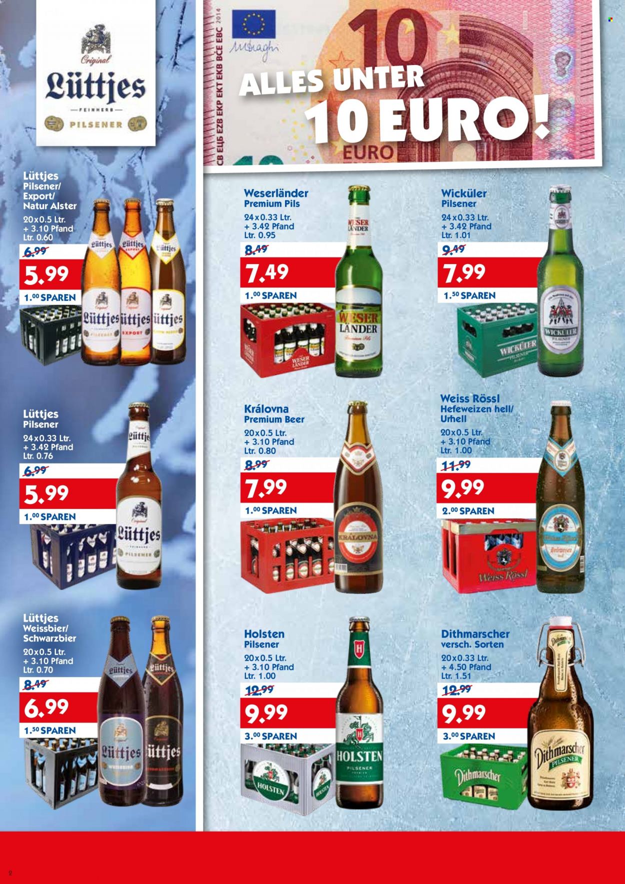 Hol'ab! Getränkemarkt Prospekte  - 3.01.2022 - 8.01.2022. Seite 2