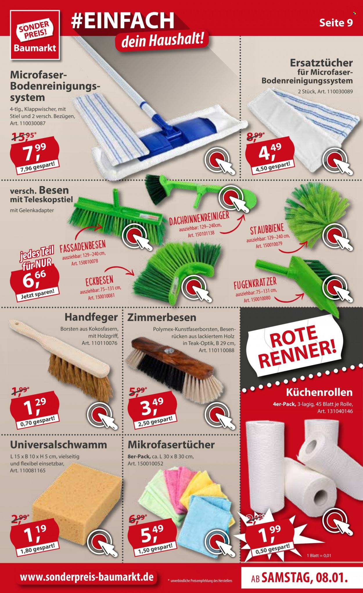 Sonderpreis-Baumarkt Prospekte  - 8.01.2022 - 14.01.2022. Seite 9