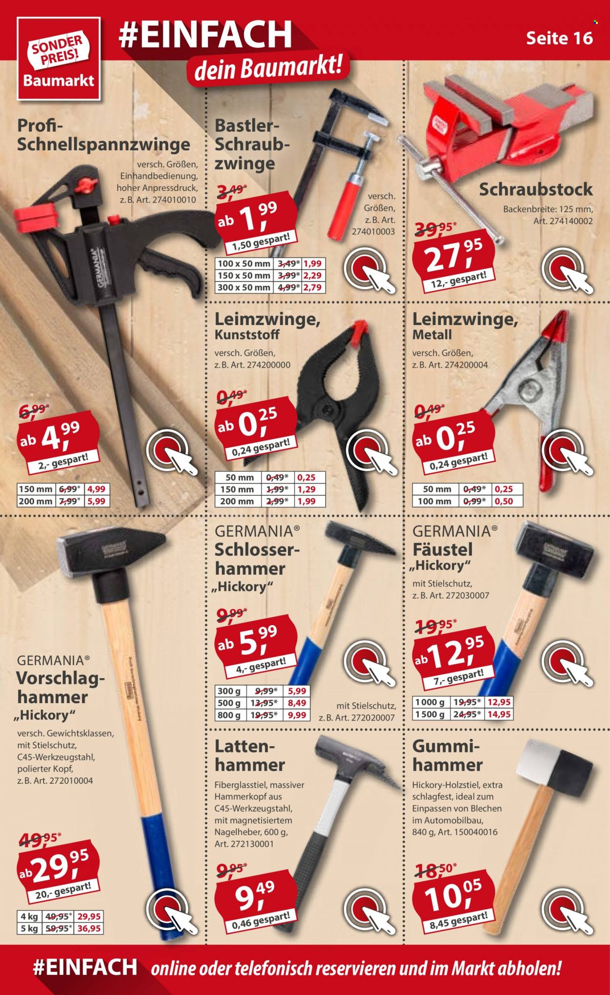 Sonderpreis-Baumarkt Prospekte  - 8.01.2022 - 14.01.2022. Seite 16