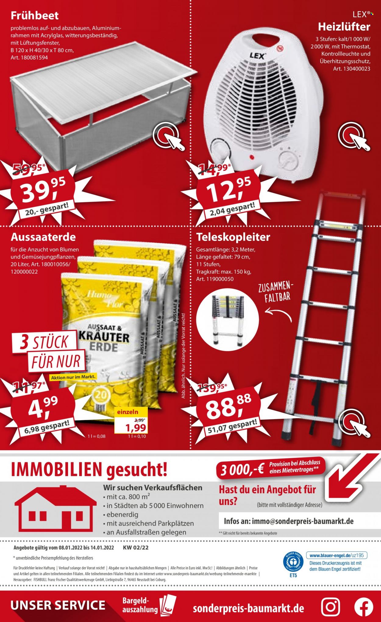 Sonderpreis-Baumarkt Prospekte  - 8.01.2022 - 14.01.2022. Seite 24