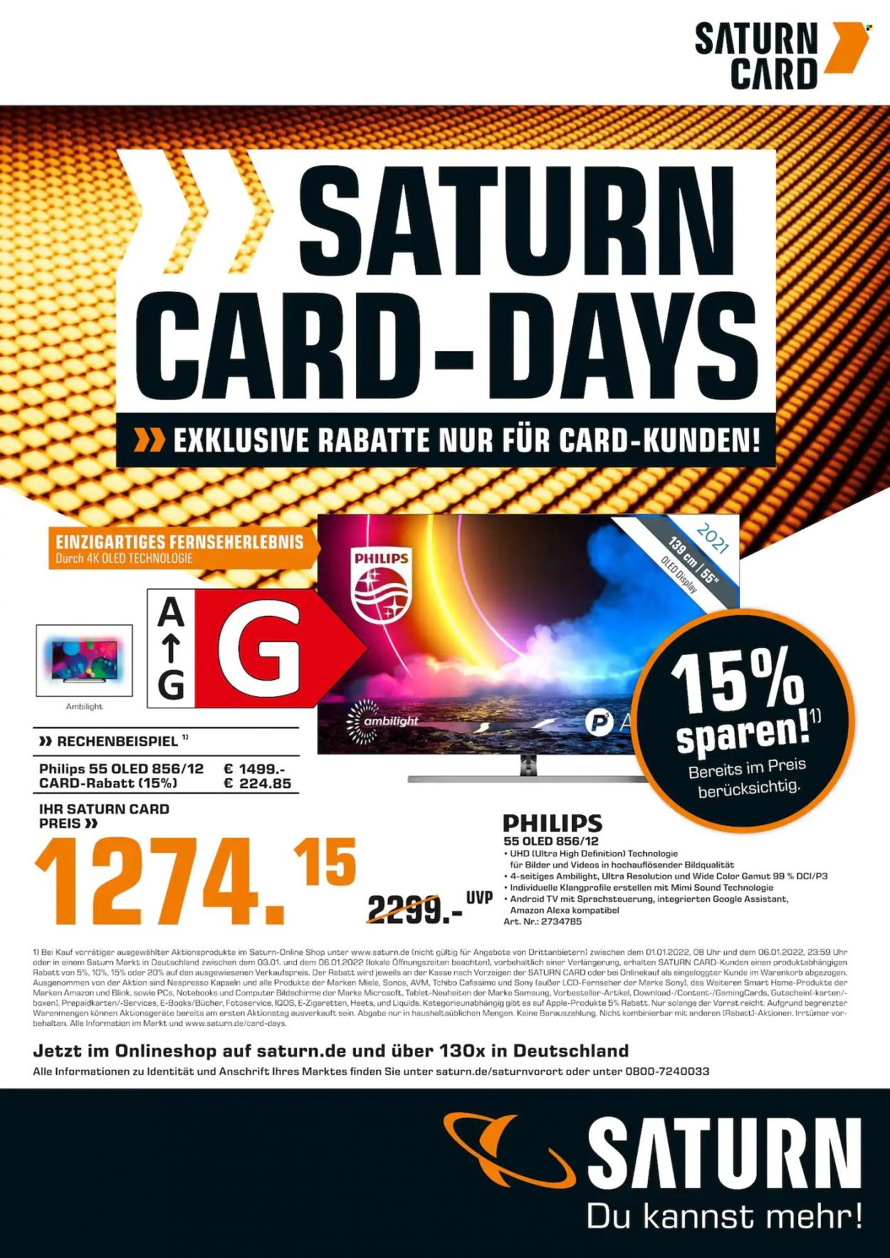 Saturn Prospekte  - 1.01.2022 - 6.01.2022. Seite 4