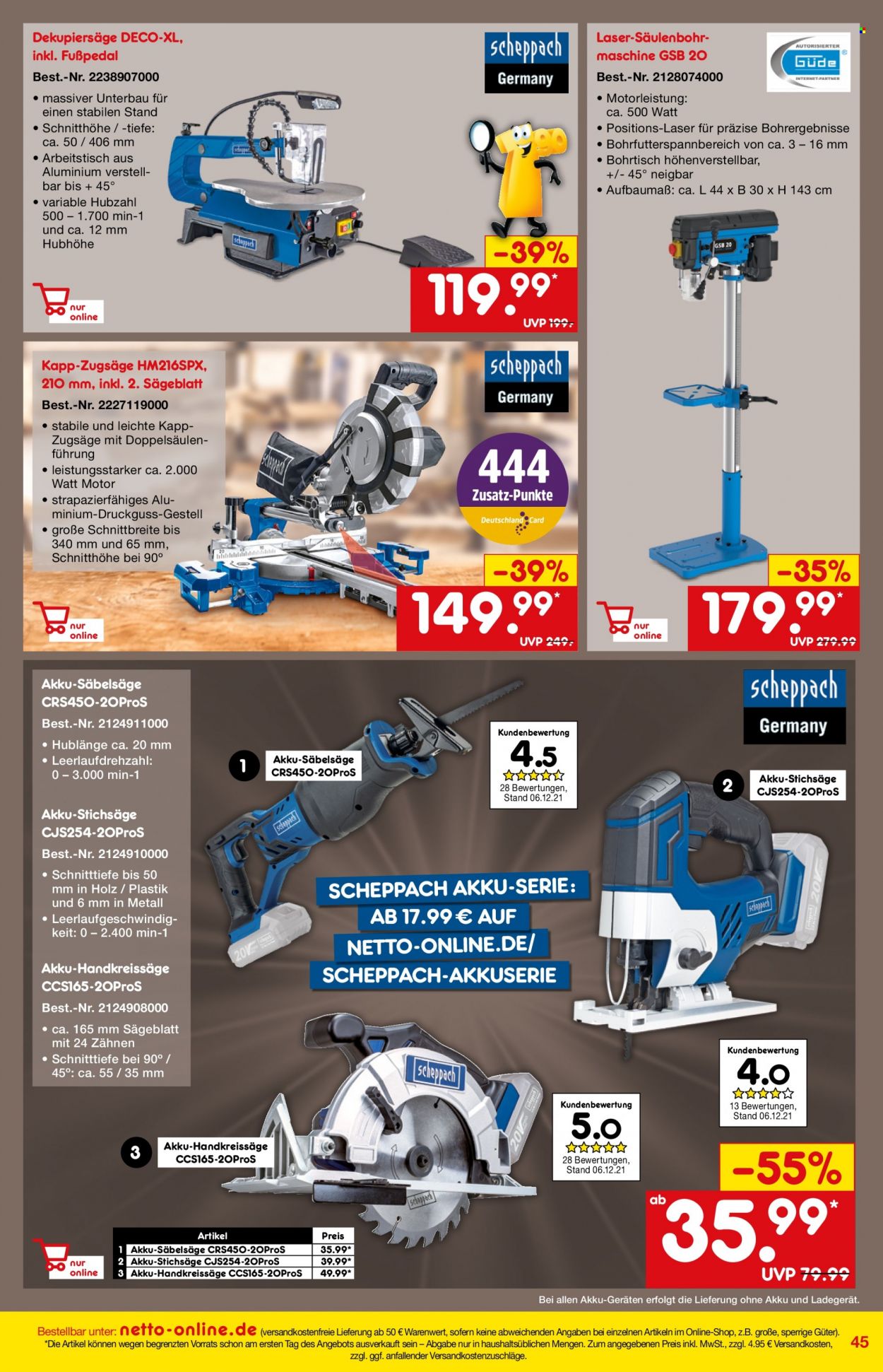 Netto Marken-Discount Prospekte  - 1.01.2022 - 31.01.2022. Seite 45
