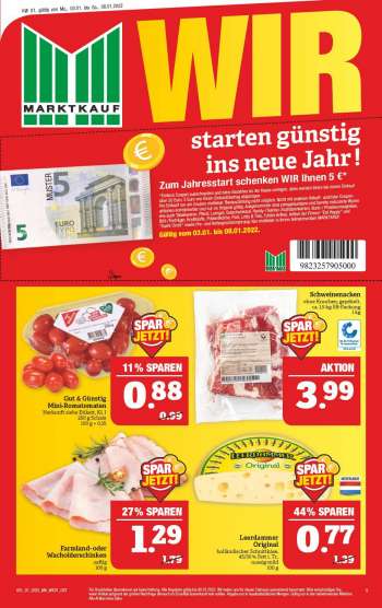 Prospekte Marktkauf - 3.01.2022 - 8.01.2022.