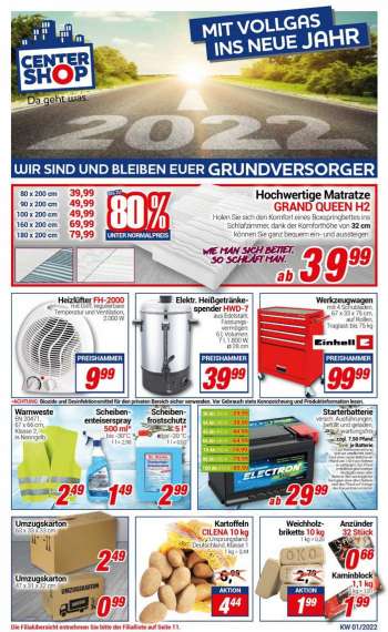 Prospekte CENTERSHOP - 3.01.2022 - 8.01.2022.