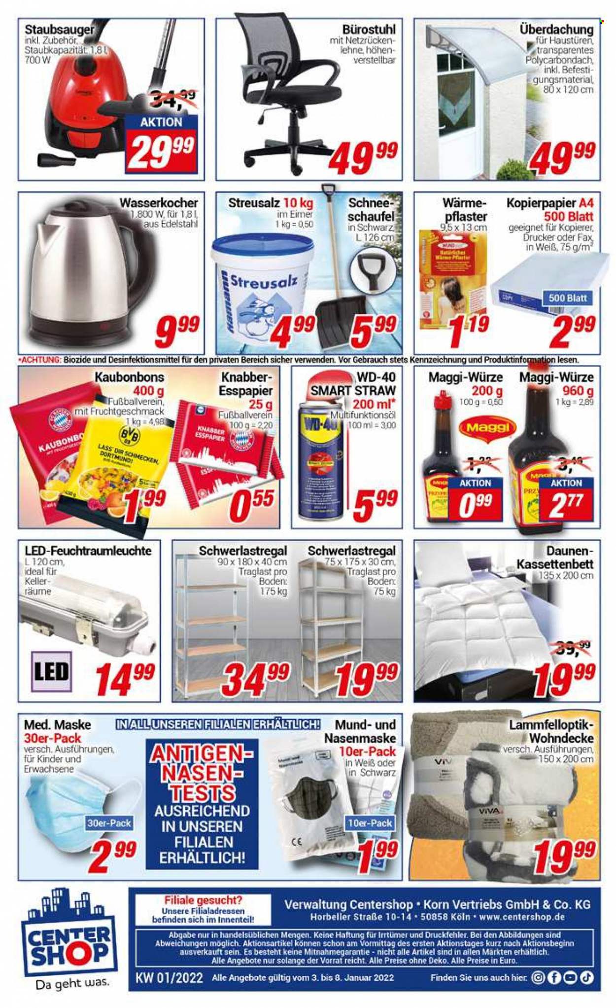 CENTERSHOP Prospekte  - 3.01.2022 - 8.01.2022. Seite 12