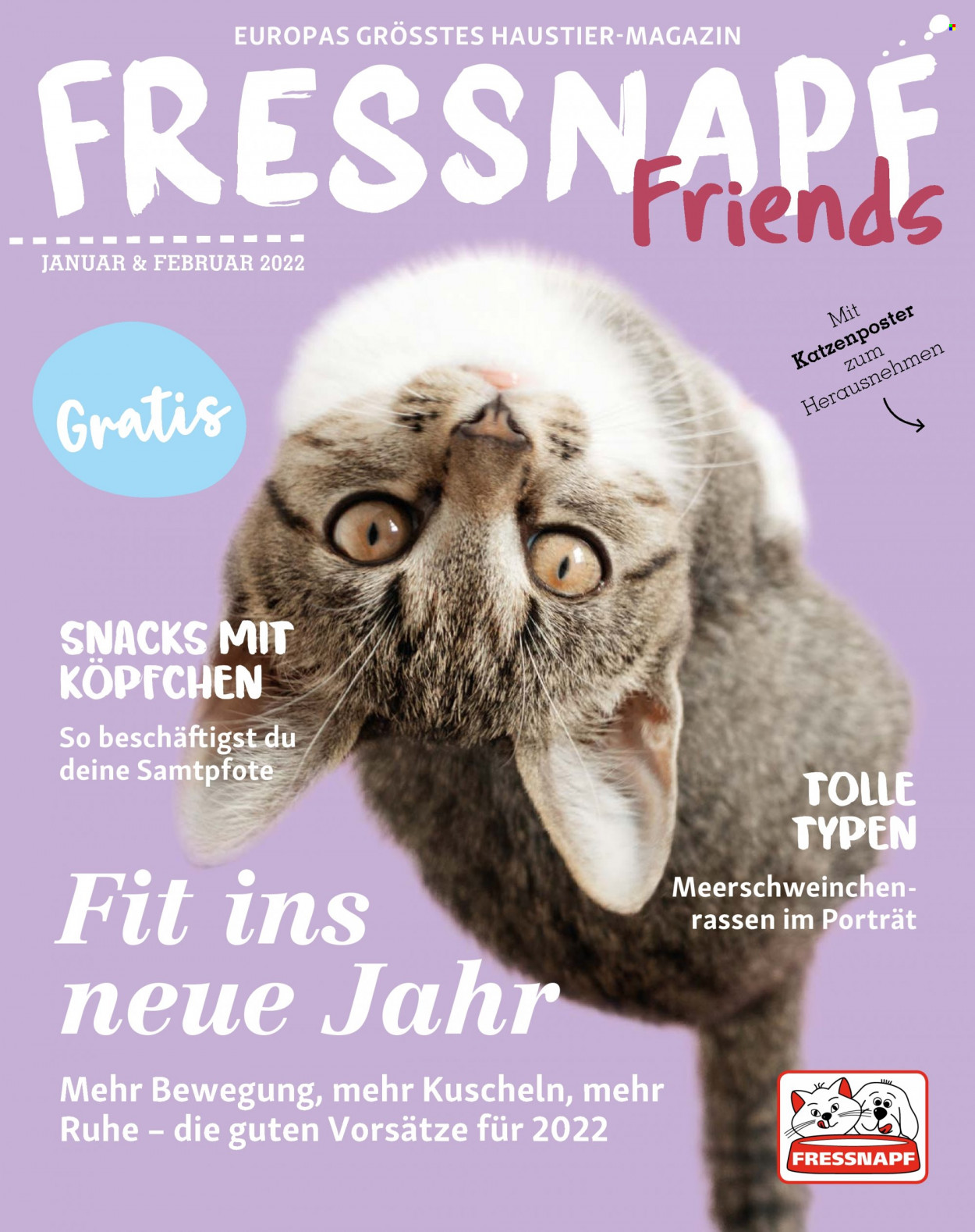 Fressnapf Prospekte  - 2.01.2022 - 28.02.2022. Seite 1