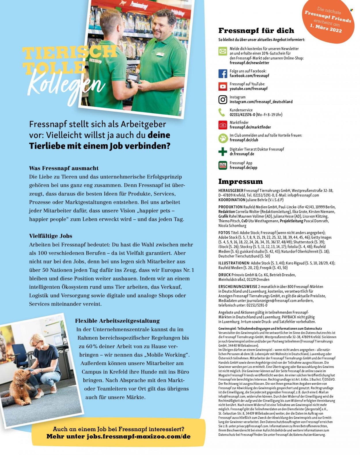 Fressnapf Prospekte  - 2.01.2022 - 28.02.2022. Seite 54