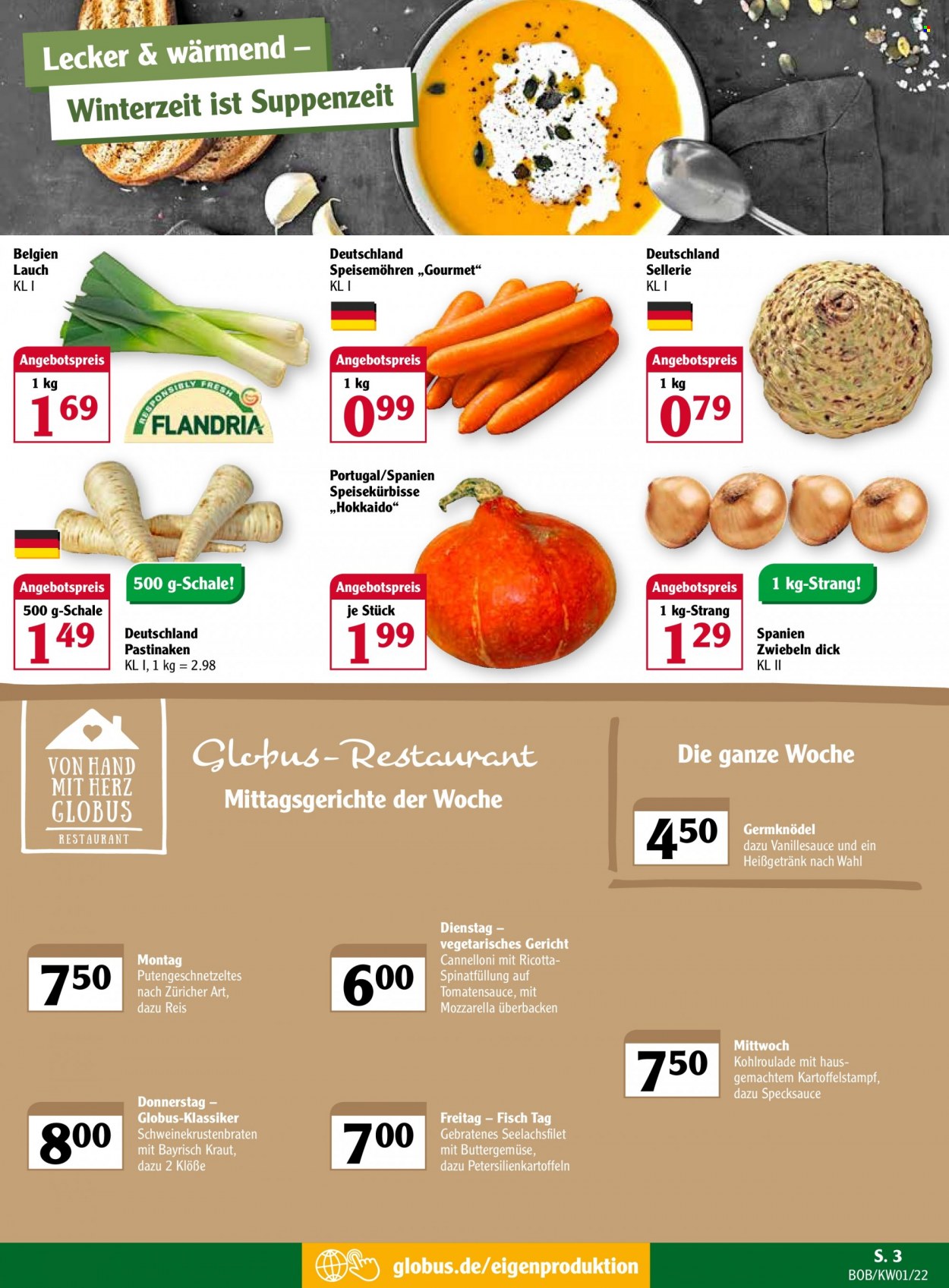 Globus Prospekte  - 3.01.2022 - 8.01.2022. Seite 3