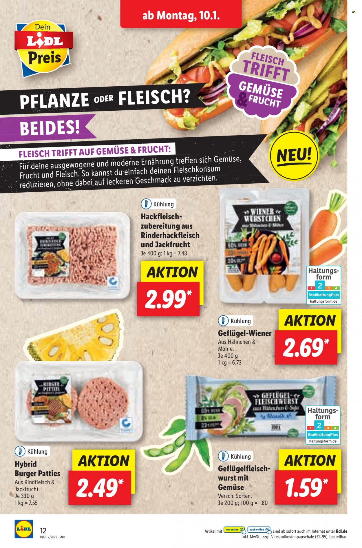 Lidl Prospekte  - 10.01.2022 - 15.01.2022. Seite 12