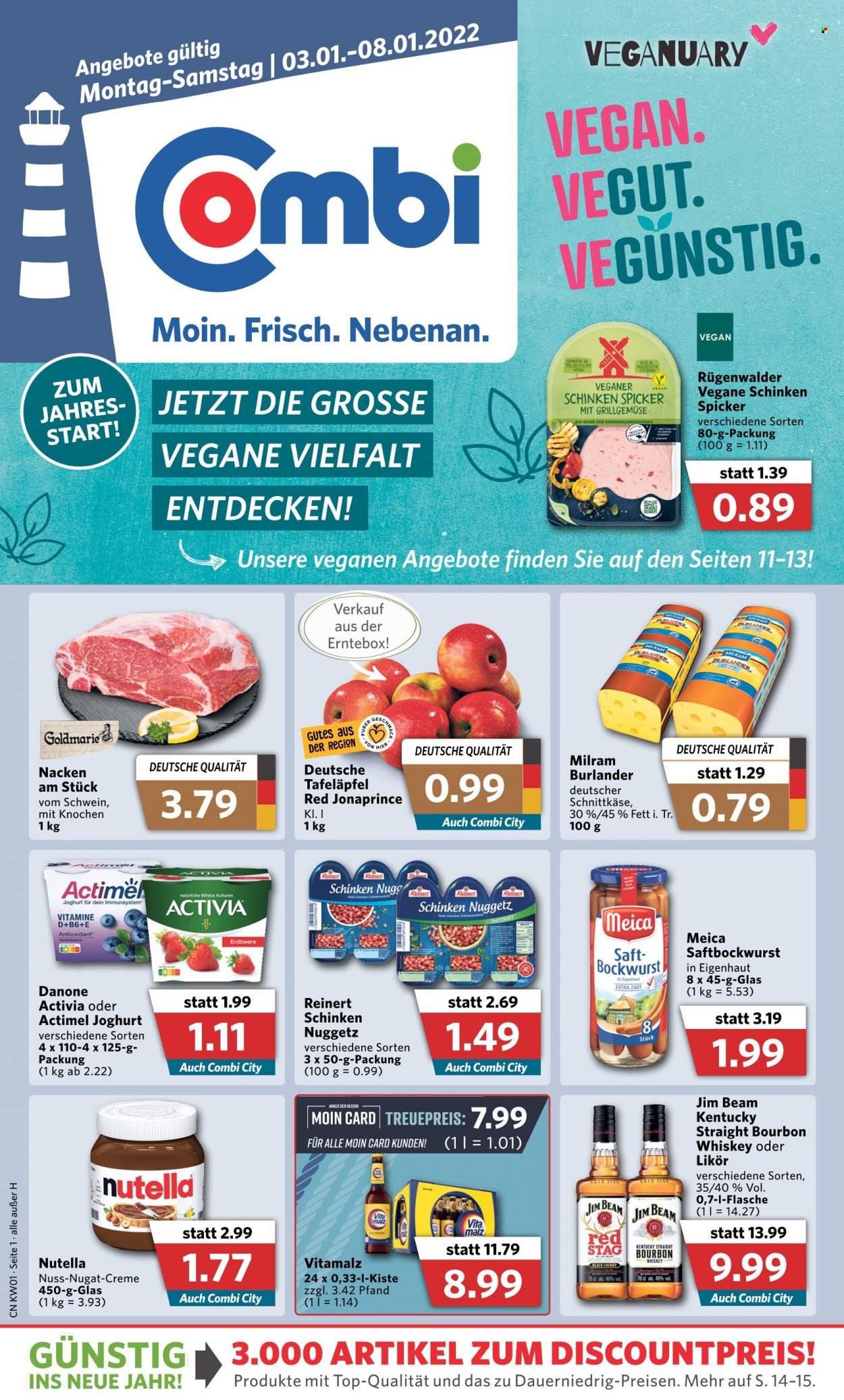 Combi Prospekte  - 3.01.2022 - 8.01.2022. Seite 1