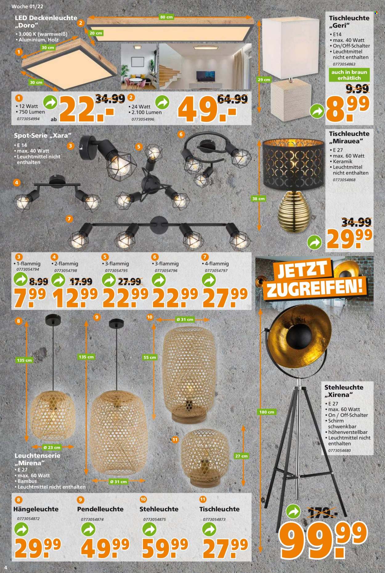 Globus Baumarkt Prospekte  - 3.01.2022 - 8.01.2022. Seite 4