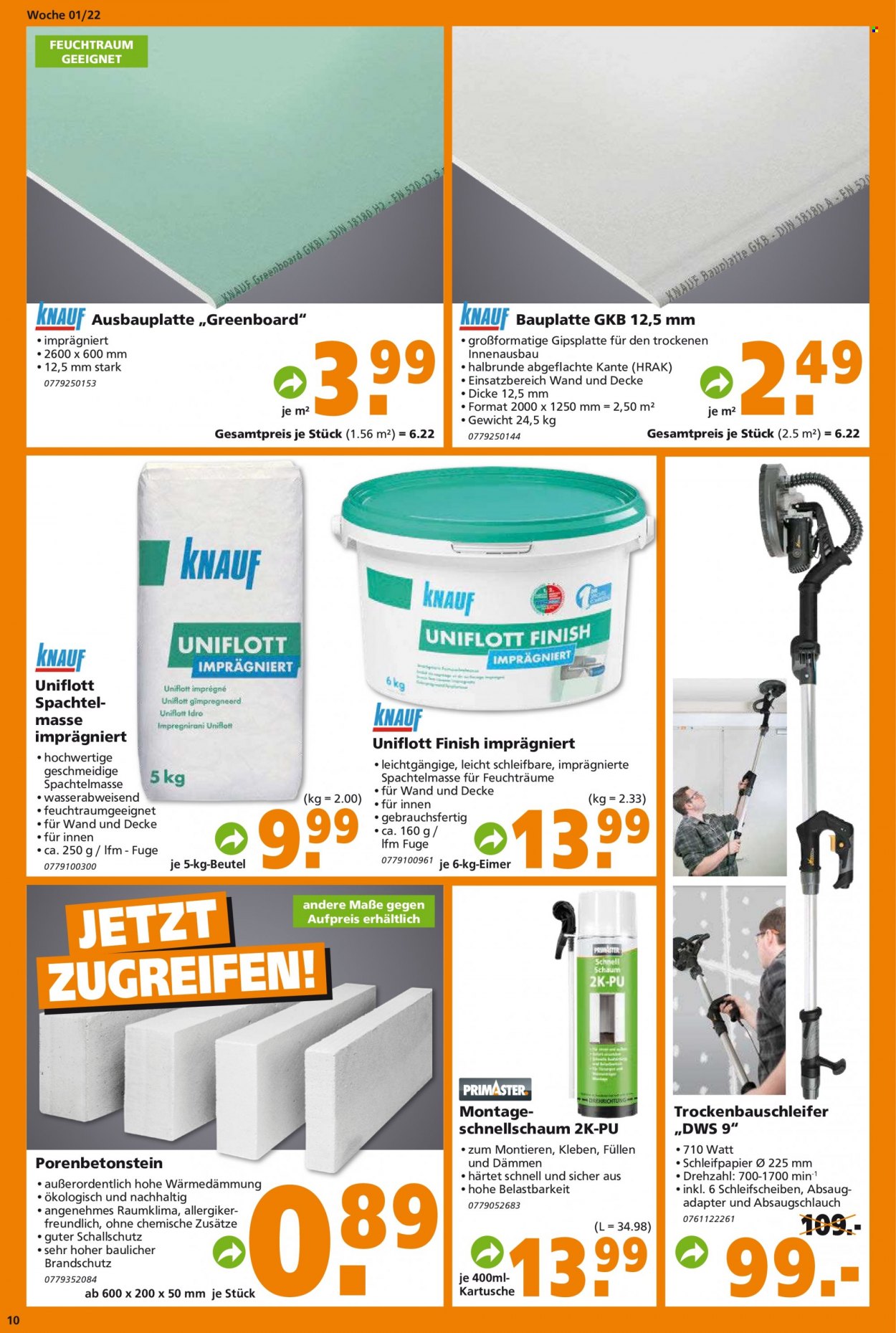 Globus Baumarkt Prospekte  - 3.01.2022 - 8.01.2022. Seite 10