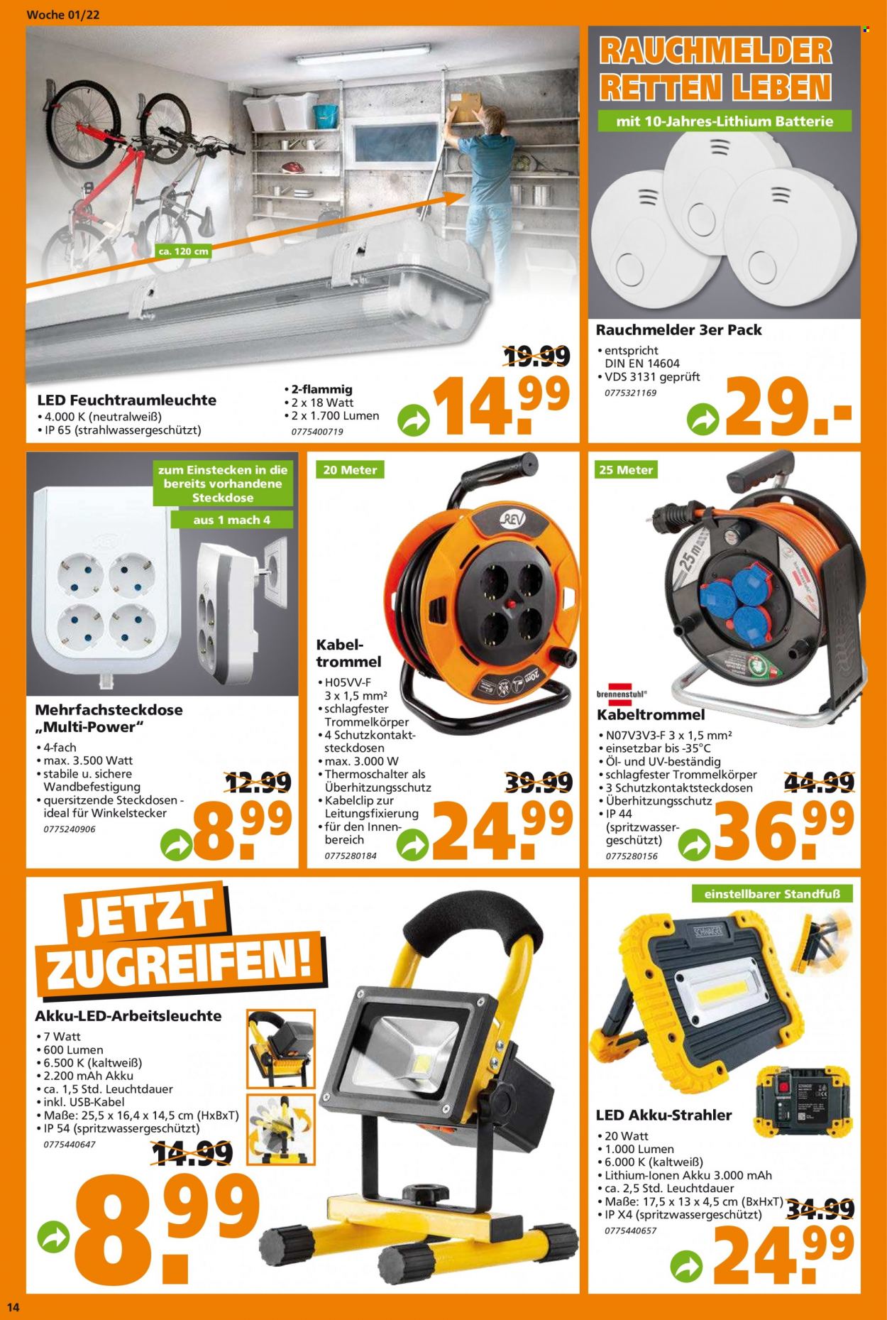 Globus Baumarkt Prospekte  - 3.01.2022 - 8.01.2022. Seite 14